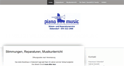 Desktop Screenshot of pianomusic.ch